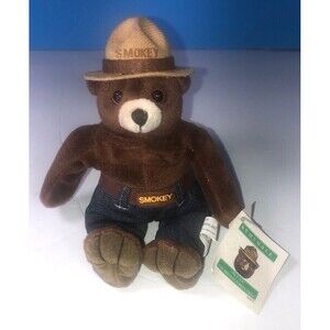 Smokey the Bear -Fire Prevention Mascot-Small Collectible 6”Dashboard  New wtags